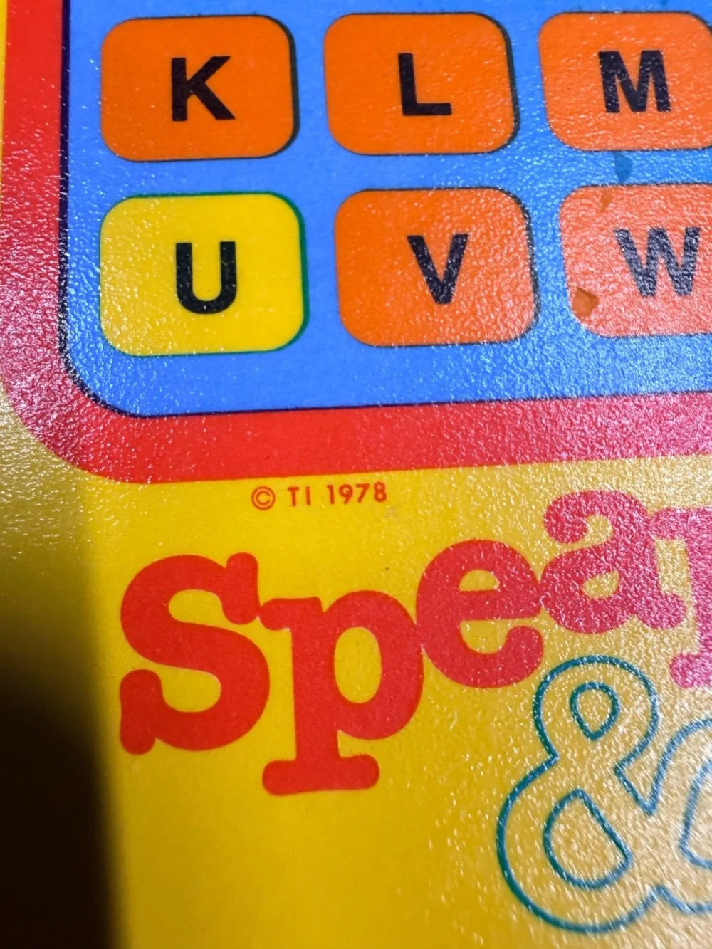TEXAS INSTRUMENTS 1978 Speak & Spell Game